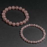 Bracelet Pierre Quartz Fraise | Lithothérapie Stéphanie